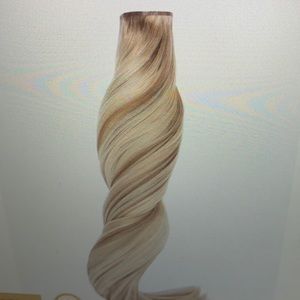 Bellami silk seam clip-ins “Pearl blonde” - 18 in